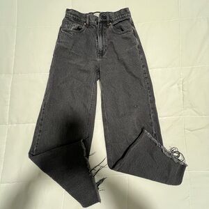 PacSun Dark Gray Straight Leg Women's Jeans